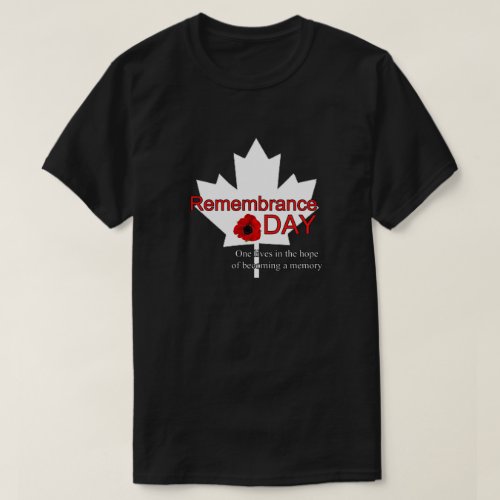 A Memory Remembrance Day T_Shirts