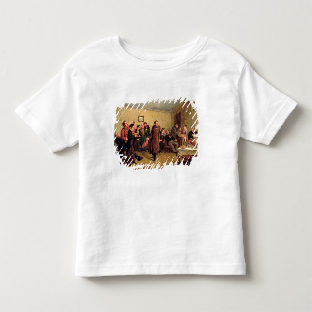 A merchant's evening party toddler t-shirt (Front)