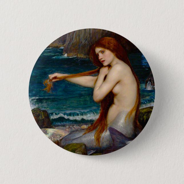 A Mermaid, c. 1900 by John Waterhouse Button (Front)