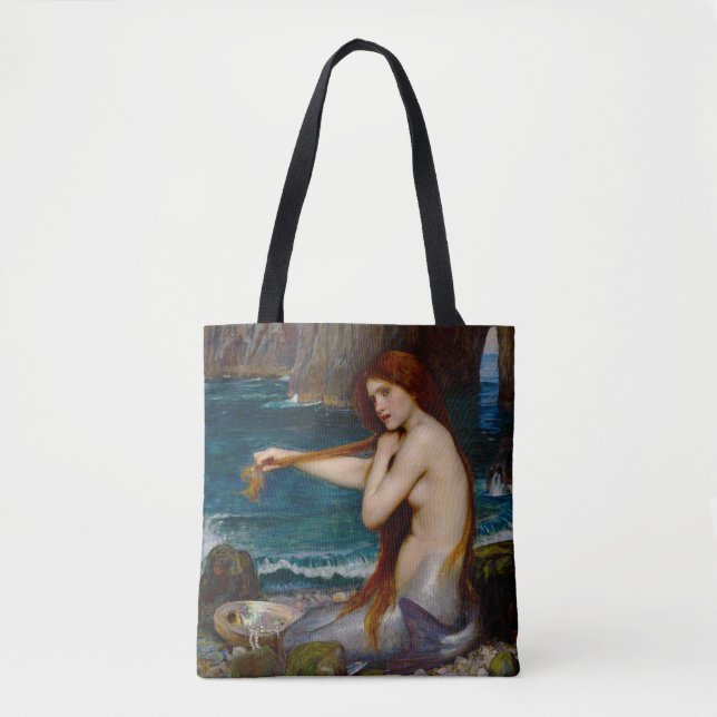 A Mermaid, c. 1900 by John Waterhouse Tote Bag (Front)