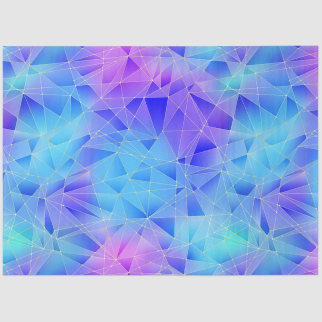 A Mermaid Crystal Series Design 8 Tissue Paper (Front)