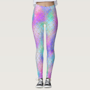 A Mermaid Galaxy Series Design 10  Leggings