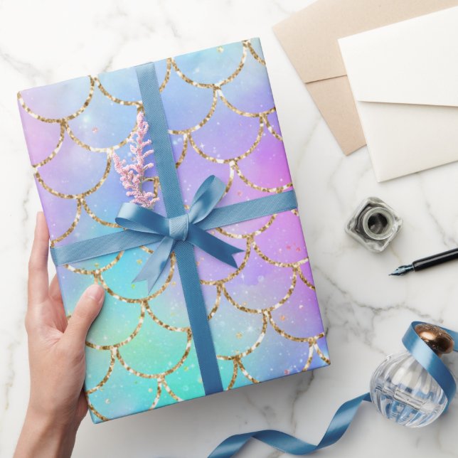 A Mermaid Galaxy Series Design 10  Wrapping Paper (Gifting)