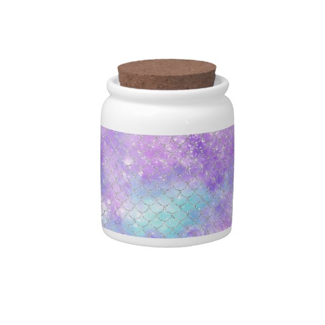 A Mermaid Galaxy Series Design 11  Candy Jar (Front)