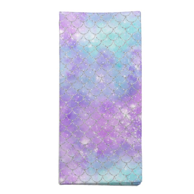 A Mermaid Galaxy Series Design 11  Cloth Napkin (Folded)