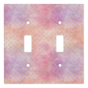A Mermaid Galaxy Series Design 12 Light Switch Cover