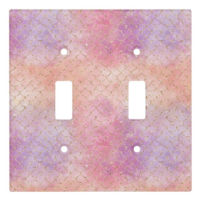 A Mermaid Galaxy Series Design 12  Light Switch Cover (Front)