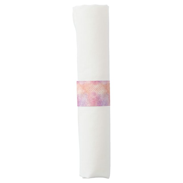 A Mermaid Galaxy Series Design 12 Napkin Bands (Front)