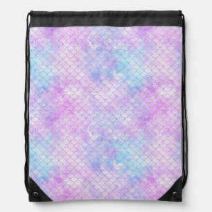 A Mermaid Galaxy Series Design 1 Drawstring Bag