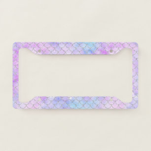 A Mermaid Galaxy Series Design 1 License Plate Frame