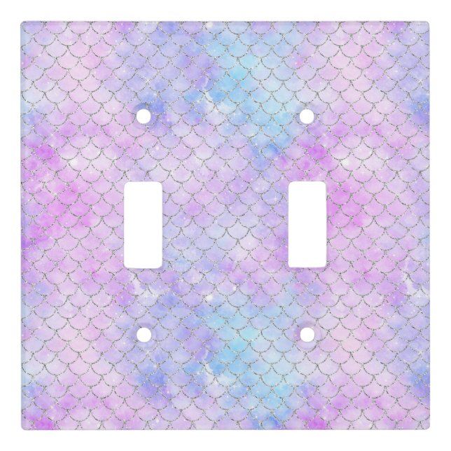 A Mermaid Galaxy Series Design 1   Light Switch Cover (Front)