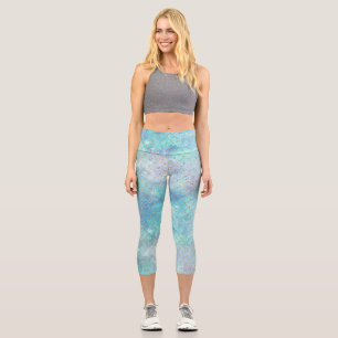 A Mermaid Galaxy Series Design 2  Capri Leggings