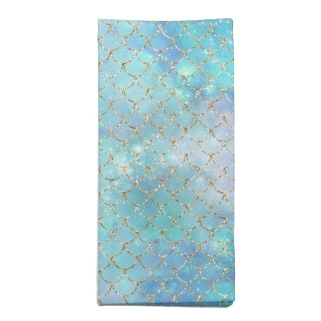A Mermaid Galaxy Series Design 2  Cloth Napkin (Folded)