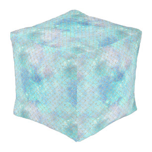 A Mermaid Galaxy Series Design 2  Pouf