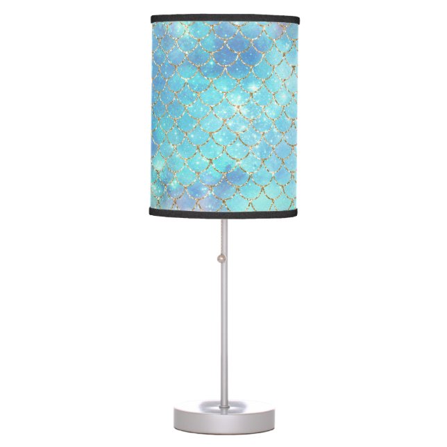 A Mermaid Galaxy Series Design 2   Table Lamp (Front)
