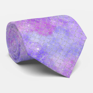 A Mermaid Galaxy Series Design 3  Neck Tie