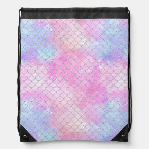 A Mermaid Galaxy Series Design 4   Drawstring Bag
