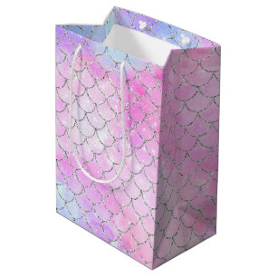 A Mermaid Galaxy Series Design 4 Medium Gift Bag