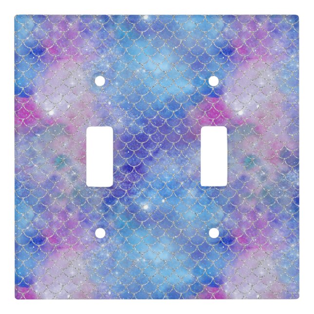 A Mermaid Galaxy Series Design 5 Light Switch Cover (Front)