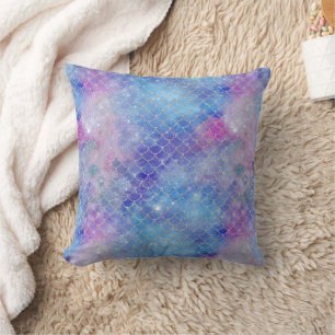 A Mermaid Galaxy Series Design 5 Throw Pillow