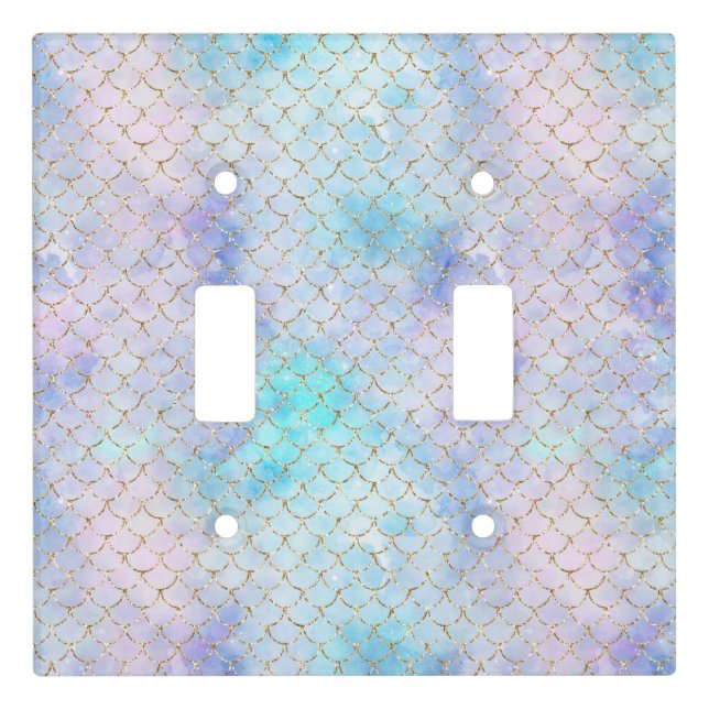 A Mermaid Galaxy Series Design 7   Light Switch Cover (Front)