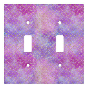 A Mermaid Galaxy Series Design 8 Light Switch Cover