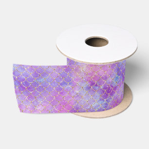 A Mermaid Galaxy Series Design 8 Satin Ribbon