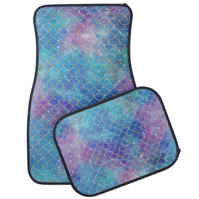 A Mermaid Galaxy Series Design 9   Car Floor Mat (Set)