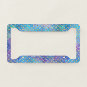 A Mermaid Galaxy Series Design 9 License Plate Frame