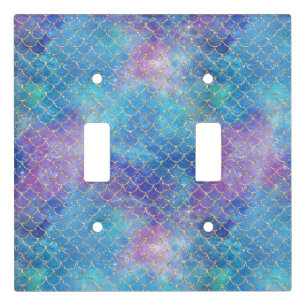 A Mermaid Galaxy Series Design 9 Light Switch Cover