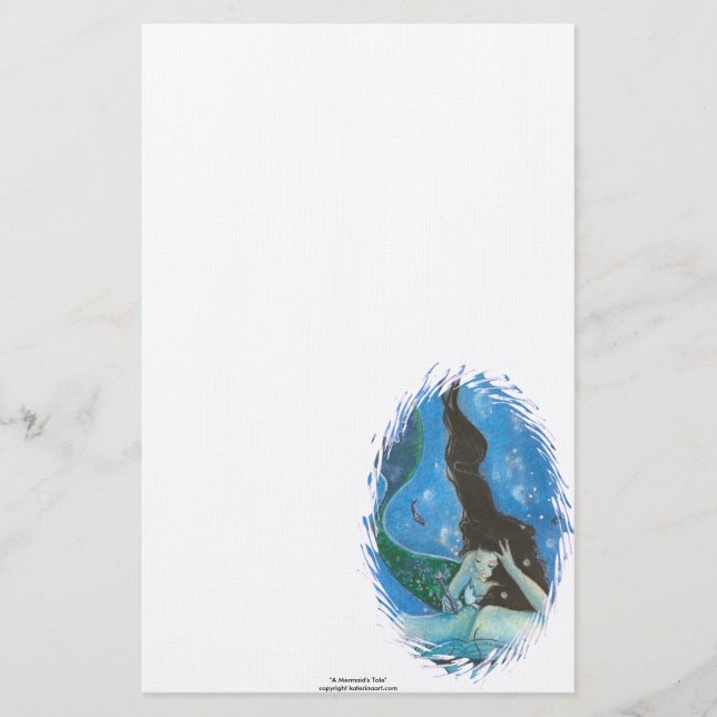 A Mermaid's Tale Stationery (Front)