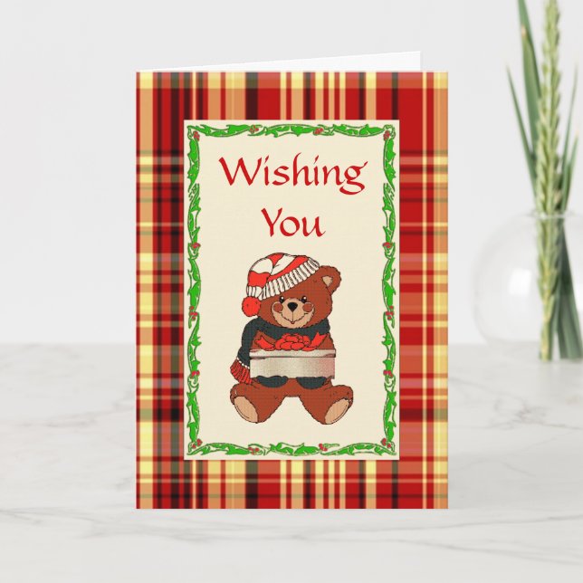 A Merry Beary Christmas Card (Front)