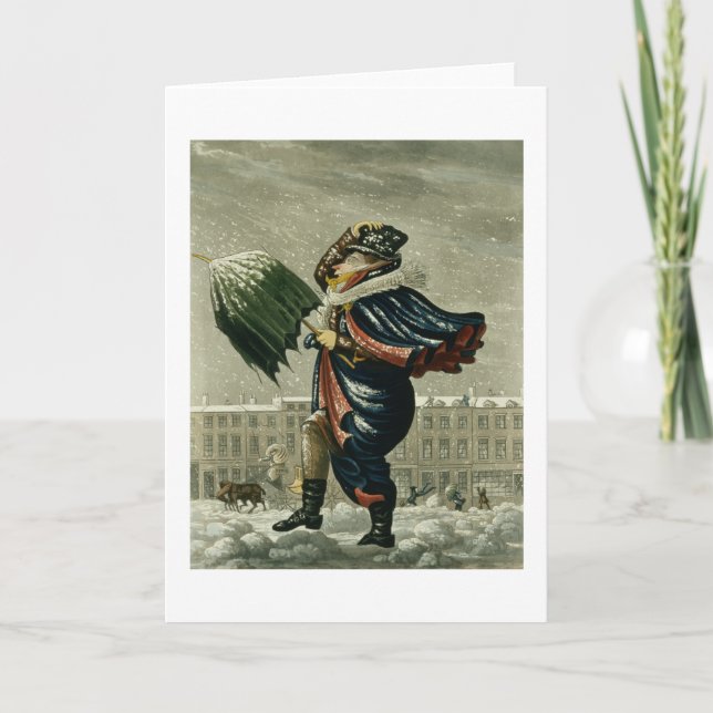 A Merry Christmas and a Happy New Year in London, Holiday Card (Front)