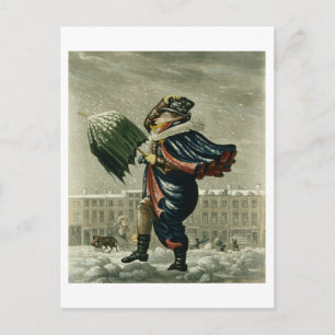 A Merry Christmas and a Happy New Year in London, Holiday Postcard