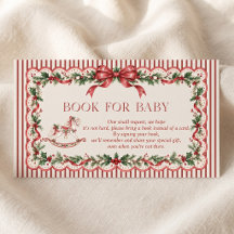 A Merry Christmas Baby Shower Book For Baby