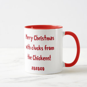 A Merry Christmas Chickens Mug! Mug