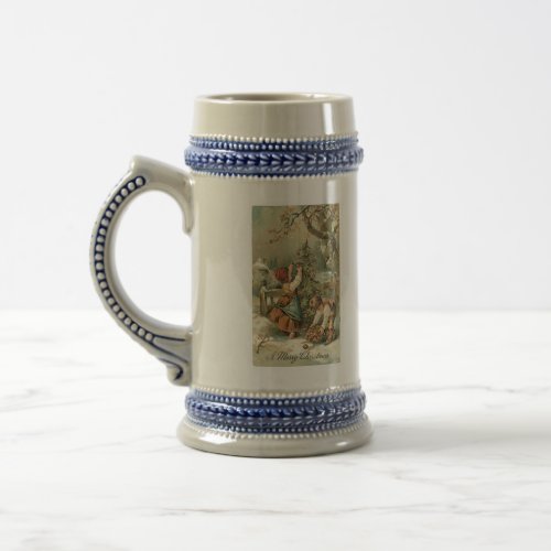 A Merry Christmas Holiday Beer Stein