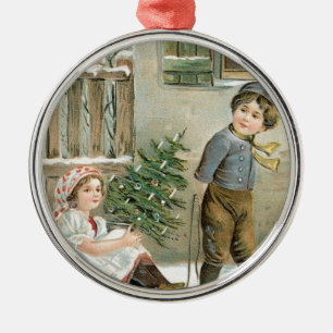 A Merry Christmas to You! Metal Ornament