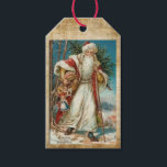 A merry Christmas Vintage Santa Claus Gift Tags<br><div class="desc">A merry Christmas Vintage Santa Claus</div>