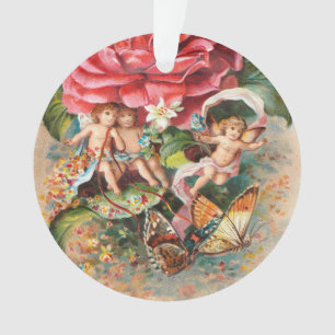 A Merry Christmas-Vintage Victorian era Postcard Ornament