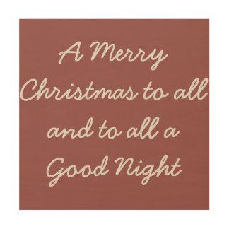 A merry Christmas Wood Wall Art