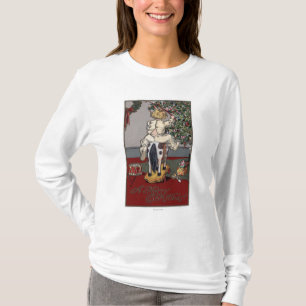 A Merry ChristmasKid on a Rocking Horse T-Shirt