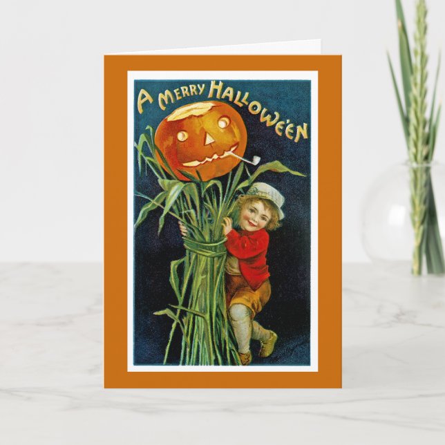 A Merry Halloween Card (Front)