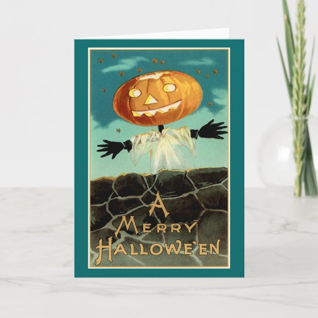 A Merry Halloween Card (Front)