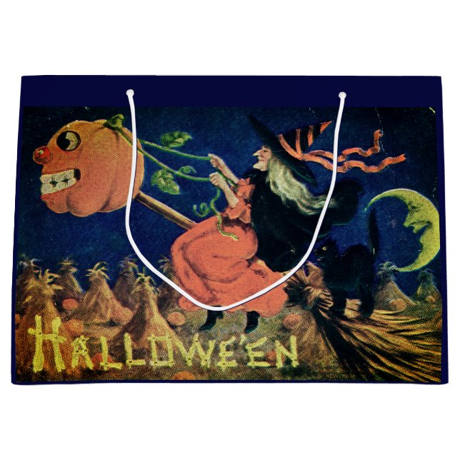 A Merry Halloween Large Gift Bag (Front)