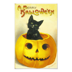 A Merry Hallowe'en Photo Print
