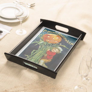 A Merry Halloween Serving Tray