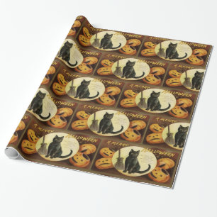A Merry Hallowe'en Wrapping Paper