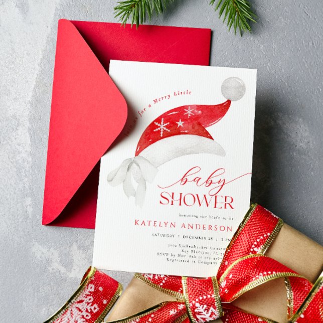 A Merry Little Baby Shower Invitation (Creator Uploaded)