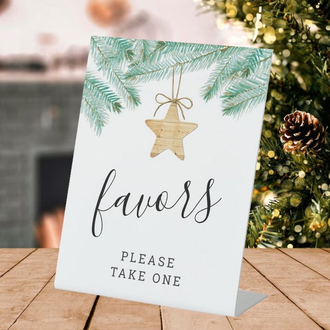 A Merry Little Bridal Shower Favor Pedestal Sign (Creator Uploaded)